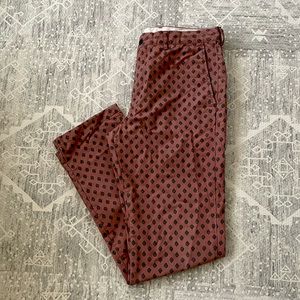 Club Monaco Men Patterned Pants — Size 32